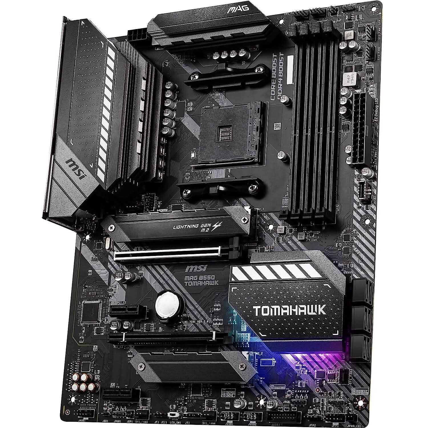 MSI MAG B550 Tomahawk Gaming Motherboard (Refurbished) DailySale