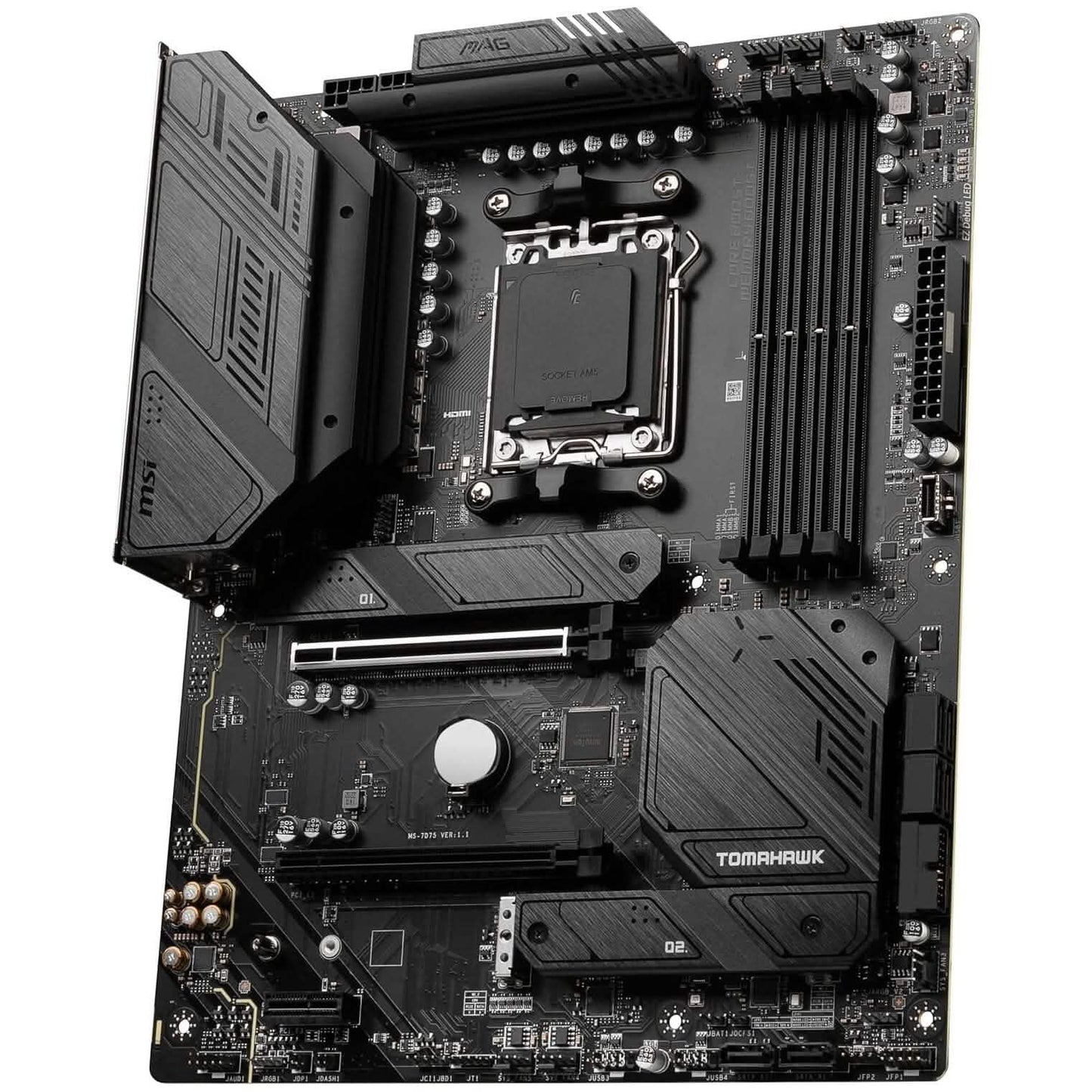 MSI MAG B650 Tomahawk WiFi Computer Gaming Motherboard (AM5, ATX, DDR5, PCIe 4.0, M.2, SATA 6Gb/s, USB 3.2 Gen 2, HDMI/DP, Wi-Fi 6E, AMD Ryzen 7000 Series Processors) (Refurbished) DailySale