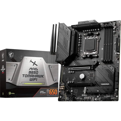 MSI MAG B650 Tomahawk WiFi Computer Gaming Motherboard (AM5, ATX, DDR5, PCIe 4.0, M.2, SATA 6Gb/s, USB 3.2 Gen 2, HDMI/DP, Wi-Fi 6E, AMD Ryzen 7000 Series Processors) (Refurbished) DailySale
