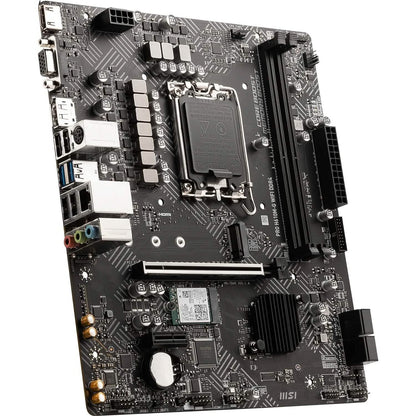 MSI PRO H610M-G WiFi DDR4 ProSeries Motherboard (mATX, 12th/13th Gen Intel Core, LGA 1700 Socket, DDR4, PCIe 4, 2.5G LAN, M.2 Slots, USB 3.2, Wi-Fi 6)  (Refurbished) DailySale