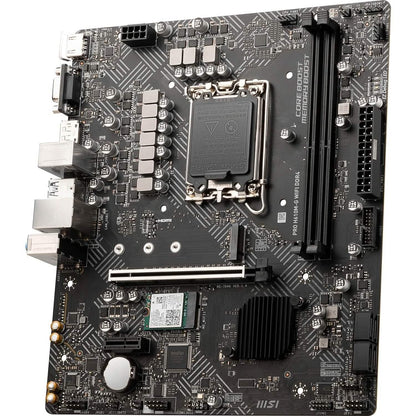 MSI PRO H610M-G WiFi DDR4 ProSeries Motherboard (mATX, 12th/13th Gen Intel Core, LGA 1700 Socket, DDR4, PCIe 4, 2.5G LAN, M.2 Slots, USB 3.2, Wi-Fi 6)  (Refurbished) DailySale
