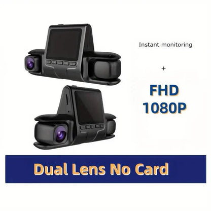 Car Dashcam Recorder, 2.0 Inch Screen Dual Lens HD Night Monitoring Mini Dash Cam DailySale