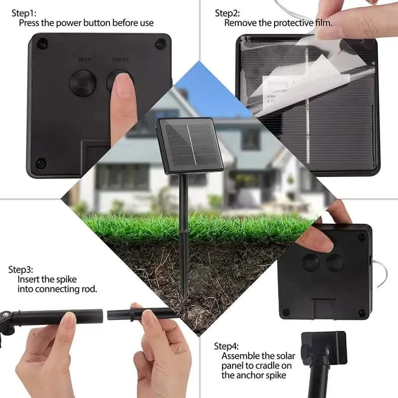 Multi-Color Changing LED Solar Mushroom Light DailySale