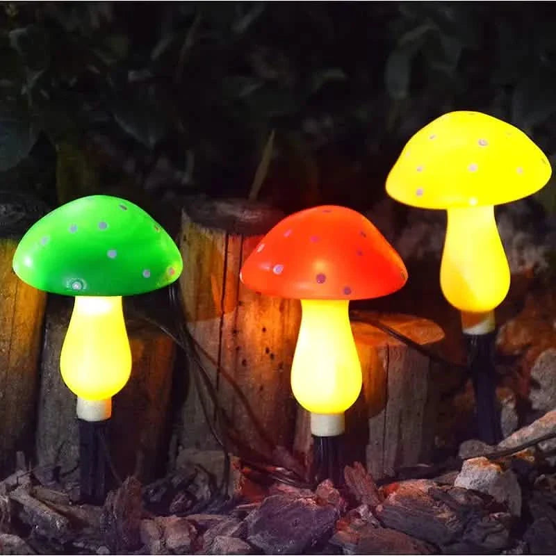 Multi-Color Changing LED Solar Mushroom Light DailySale