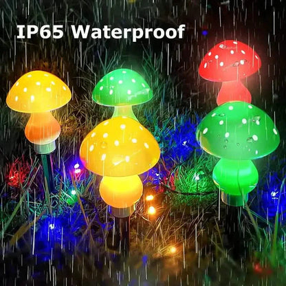 Multi-Color Changing LED Solar Mushroom Light DailySale