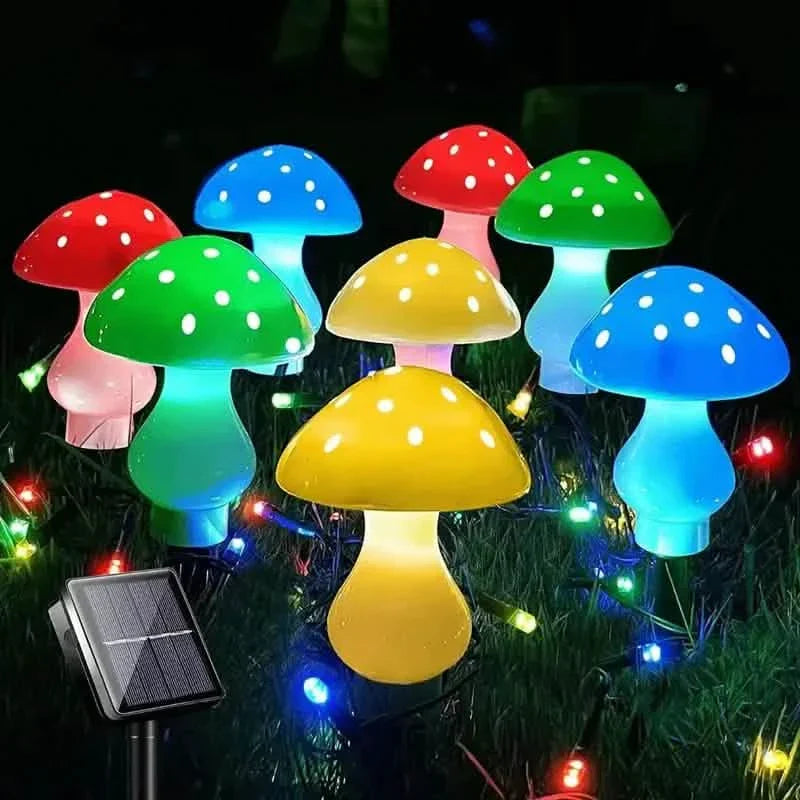 Multi-Color Changing LED Solar Mushroom Light DailySale