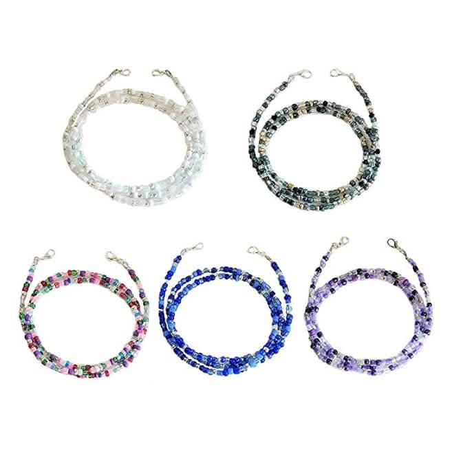 Multi-Color Face Mask Holder Beads Chain DailySale
