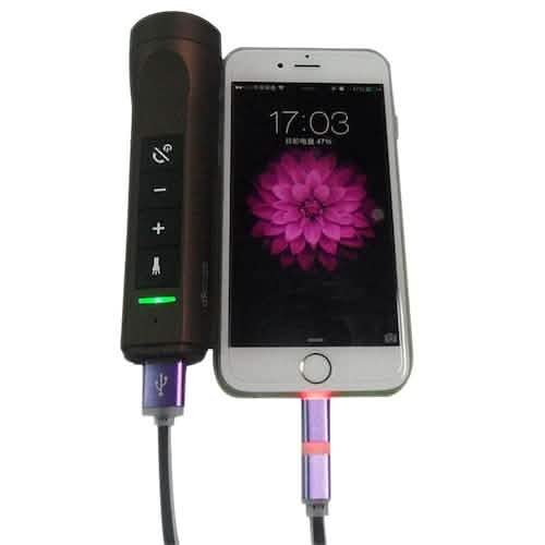 Multi-Function Bike Light Flashlight Bluetooth Speaker Handsfree Mic Support DailySale