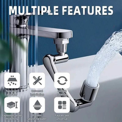 Multi Functional Large Angle Rotating Bathroom Sink DailySale