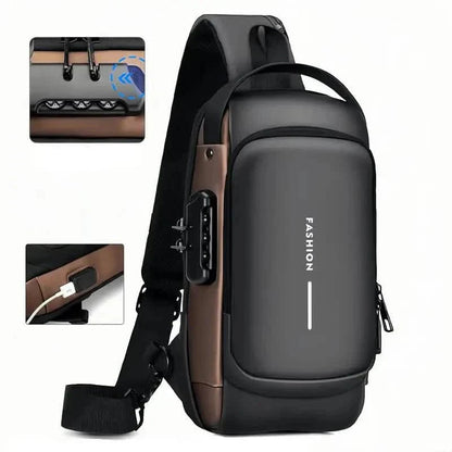 Multi-functional Trendy Sling Bag with Password Lock DailySale