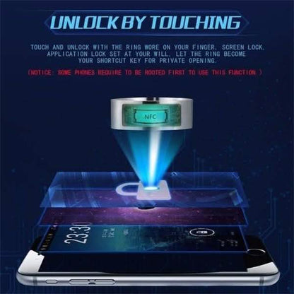 Multi-functional Waterproof Intelligent NFC Smart Ring DailySale