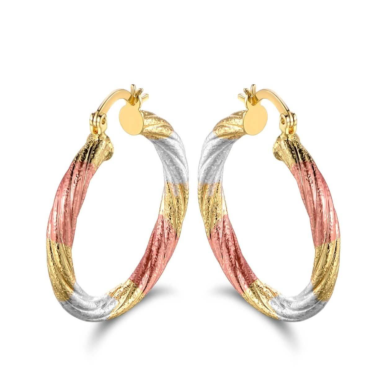 Multi Gold Hoop Earrings - Assorted Styles DailySale