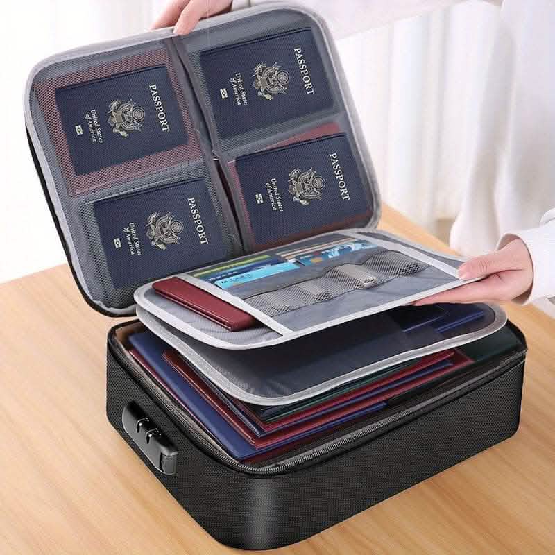 Multi-Layer Document Tickets Storage Bag Certificate File Organizer Case DailySale