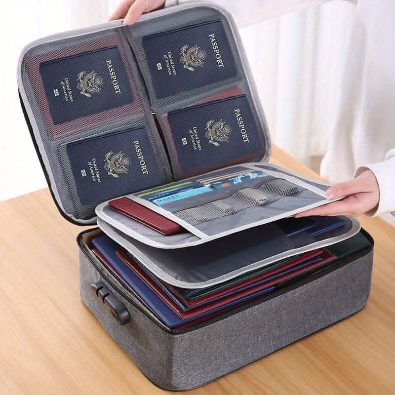 Multi-Layer Document Tickets Storage Bag Certificate File Organizer Case DailySale
