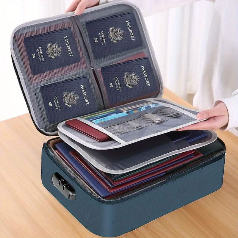 Multi-Layer Document Tickets Storage Bag Certificate File Organizer Case DailySale