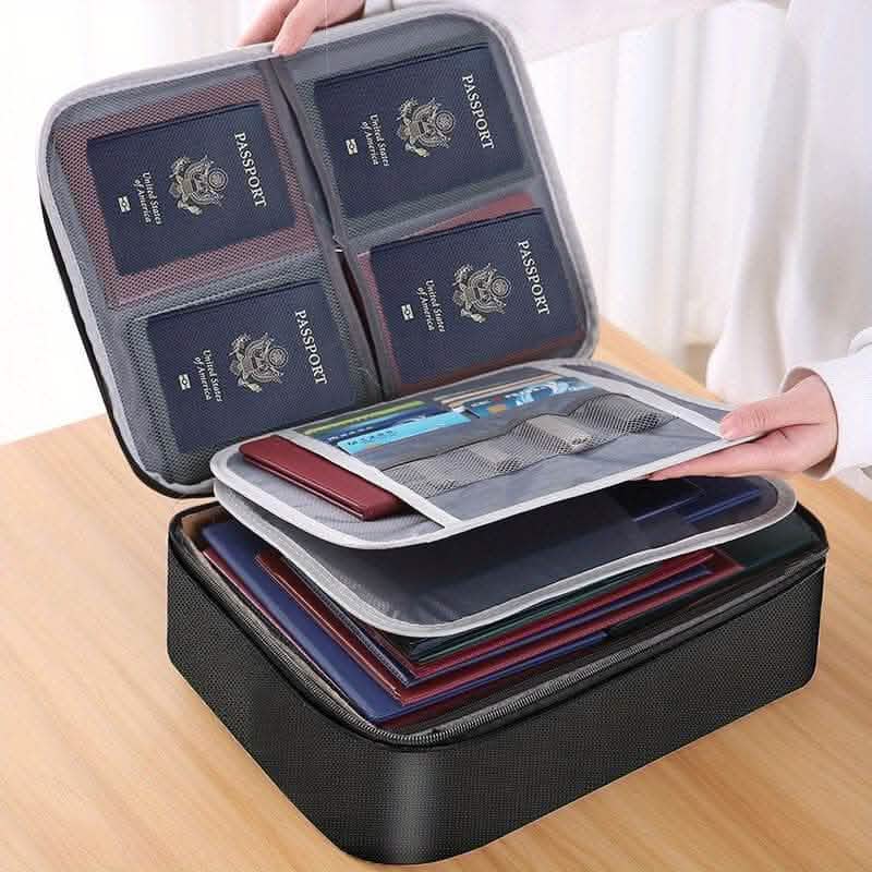 Multi-Layer Document Tickets Storage Bag Certificate File Organizer Case DailySale