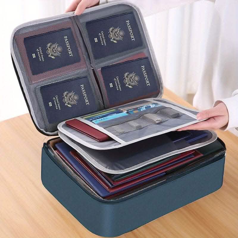 Multi-Layer Document Tickets Storage Bag Certificate File Organizer Case DailySale