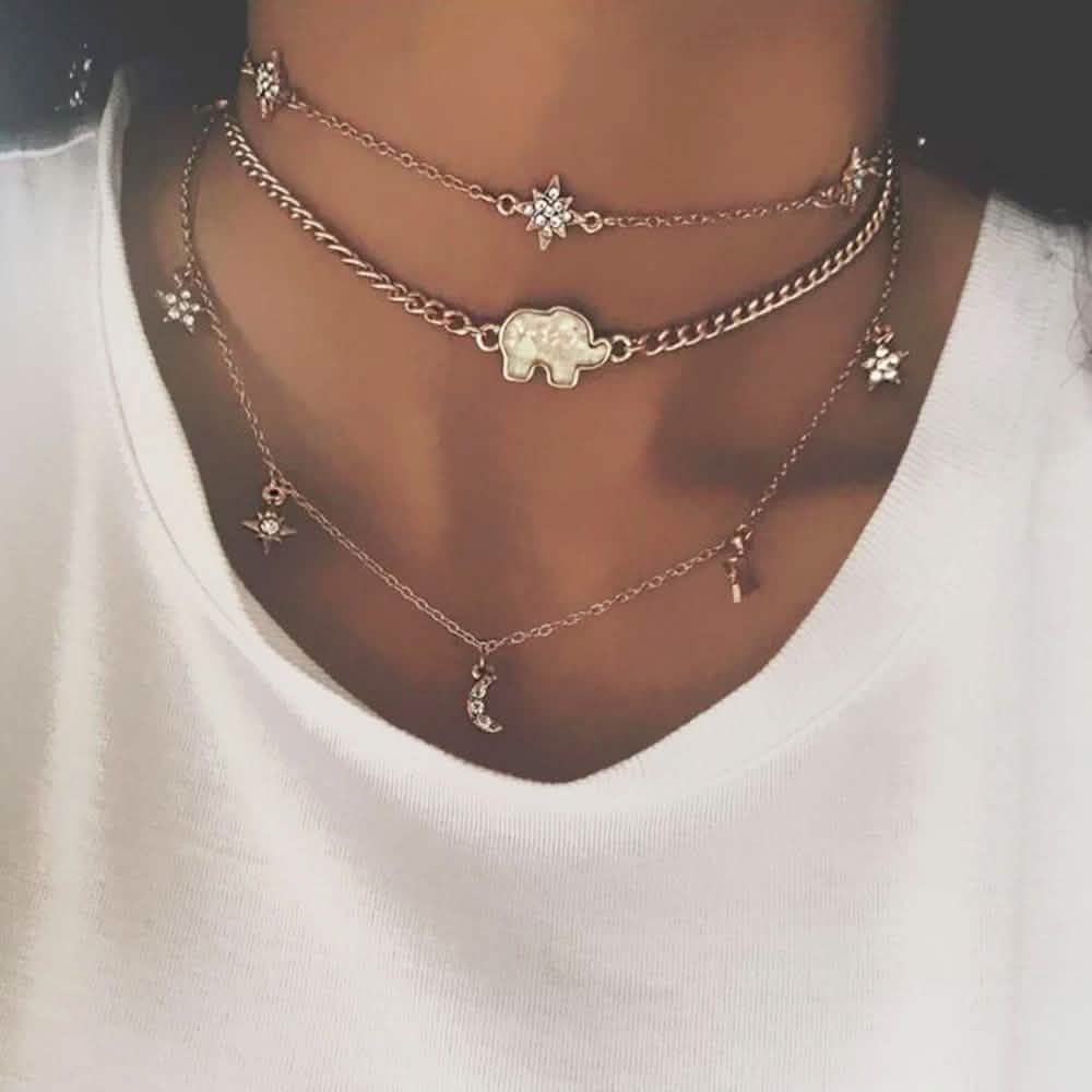 Multi-layer Necklace Clavicle Chain DailySale