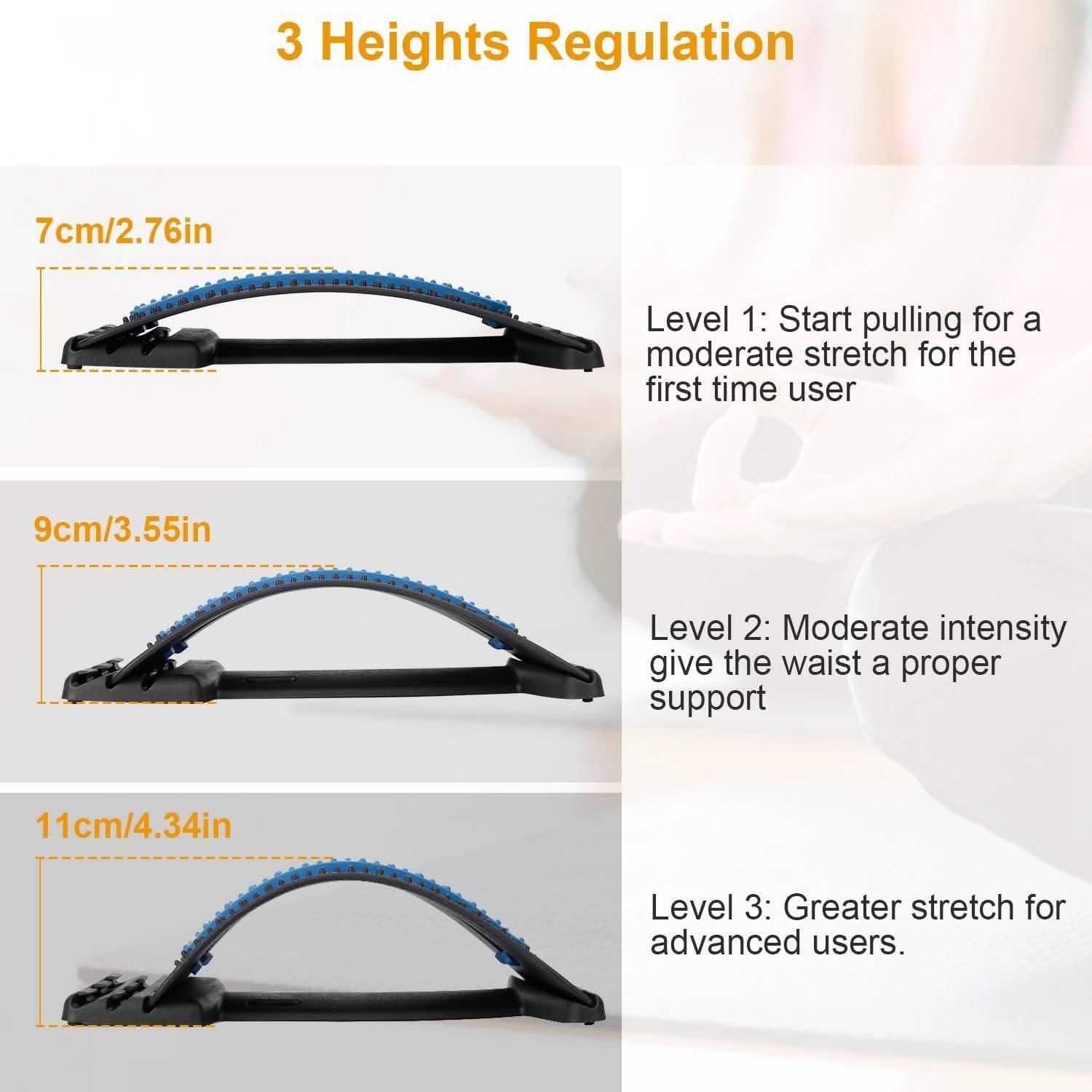 Multi-Level Lumbar Spinal Support Stretcher DailySale