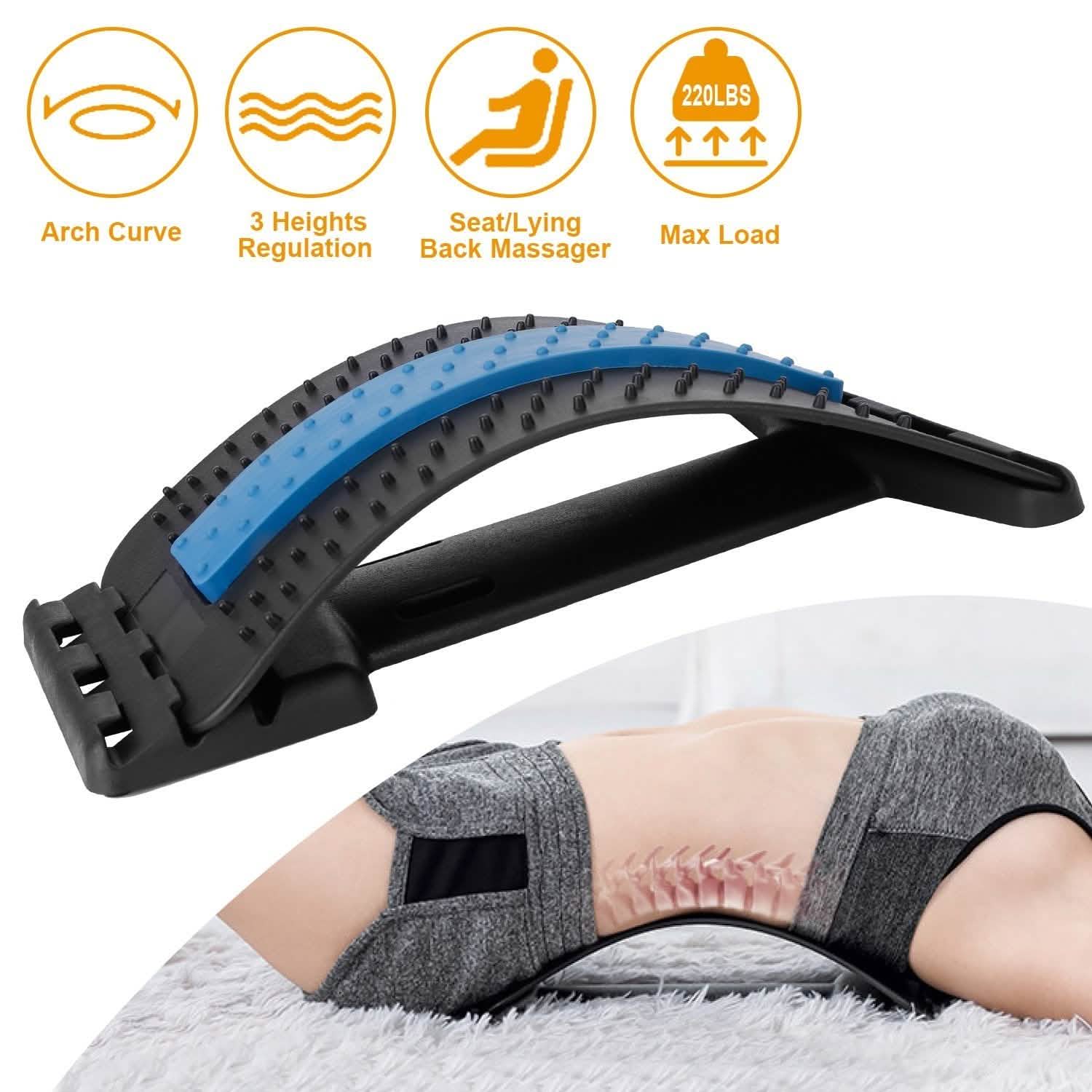 Multi-Level Lumbar Spinal Support Stretcher DailySale