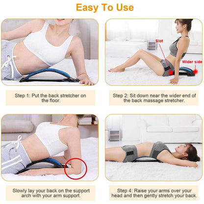 Multi-Level Lumbar Spinal Support Stretcher DailySale