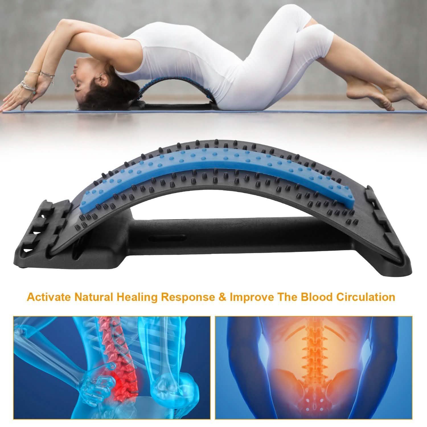 Multi-Level Lumbar Spinal Support Stretcher DailySale