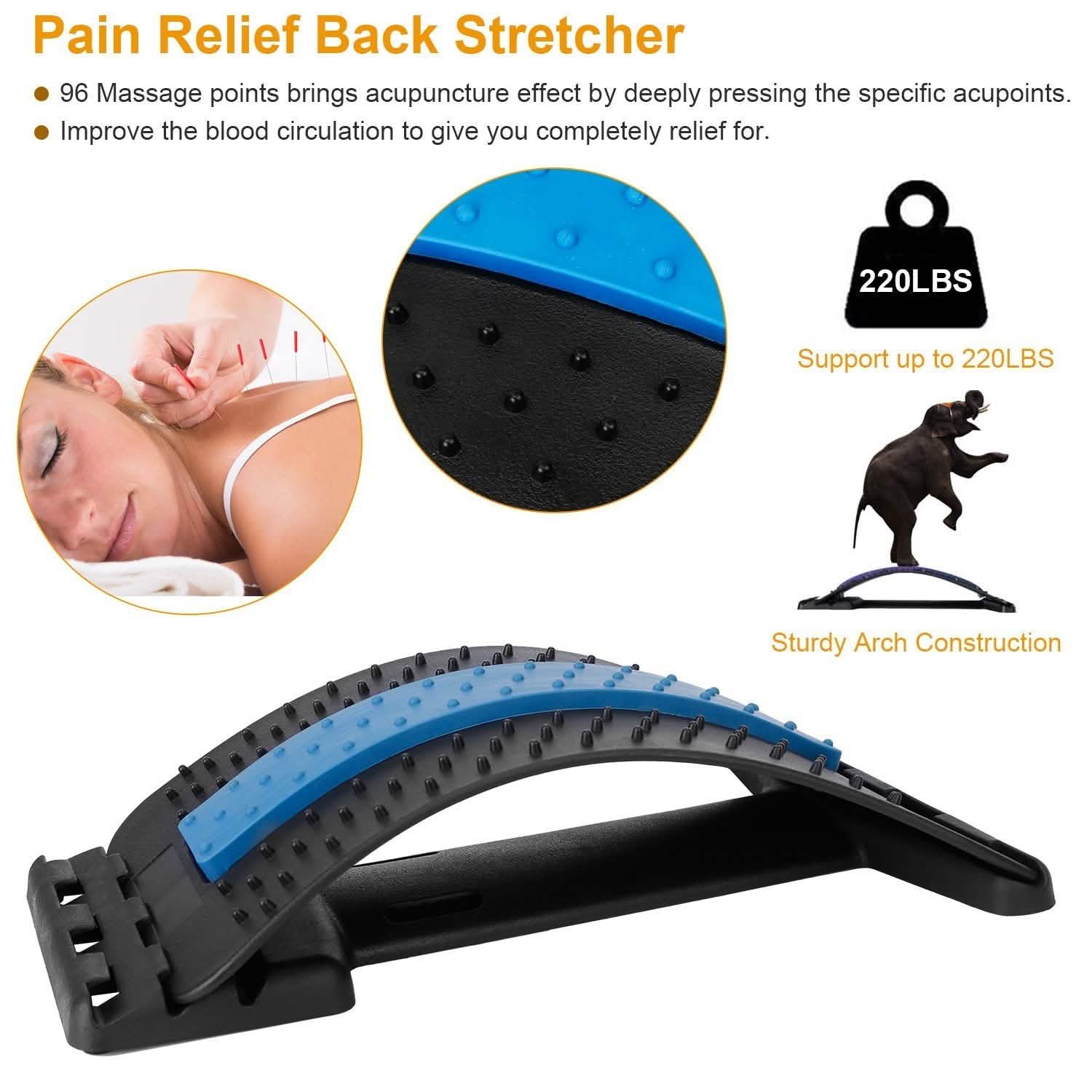 Multi-Level Lumbar Spinal Support Stretcher DailySale