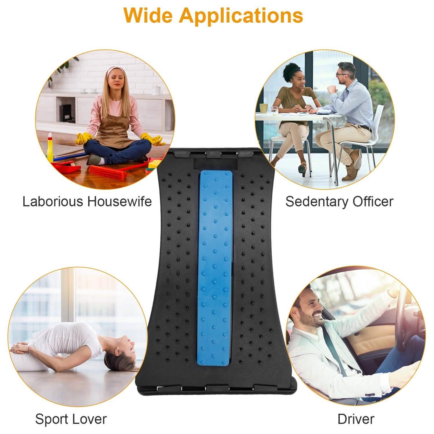 Multi-Level Lumbar Spinal Support Stretcher DailySale