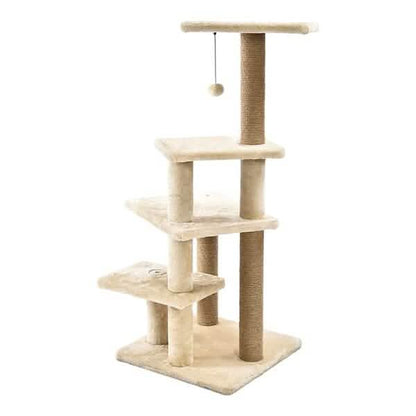 Multi-Platform Cat Condo Tree Tower With Scratching Post DailySale