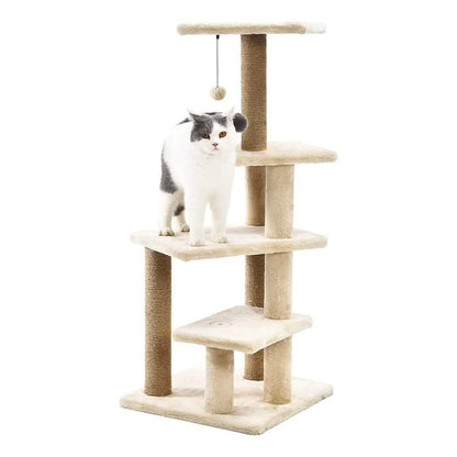 Multi-Platform Cat Condo Tree Tower With Scratching Post DailySale