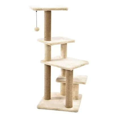 Multi-Platform Cat Condo Tree Tower With Scratching Post DailySale