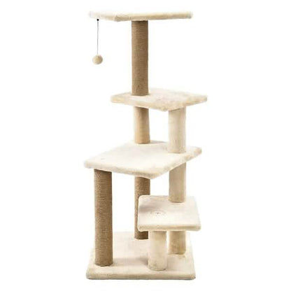 Multi-Platform Cat Condo Tree Tower With Scratching Post DailySale