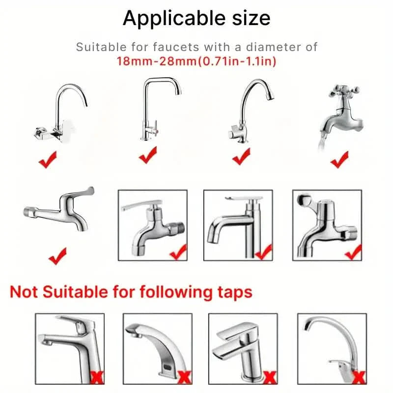 Multi-Purpose Faucet Sprayer for Washing Hair and Pet Bathing DailySale