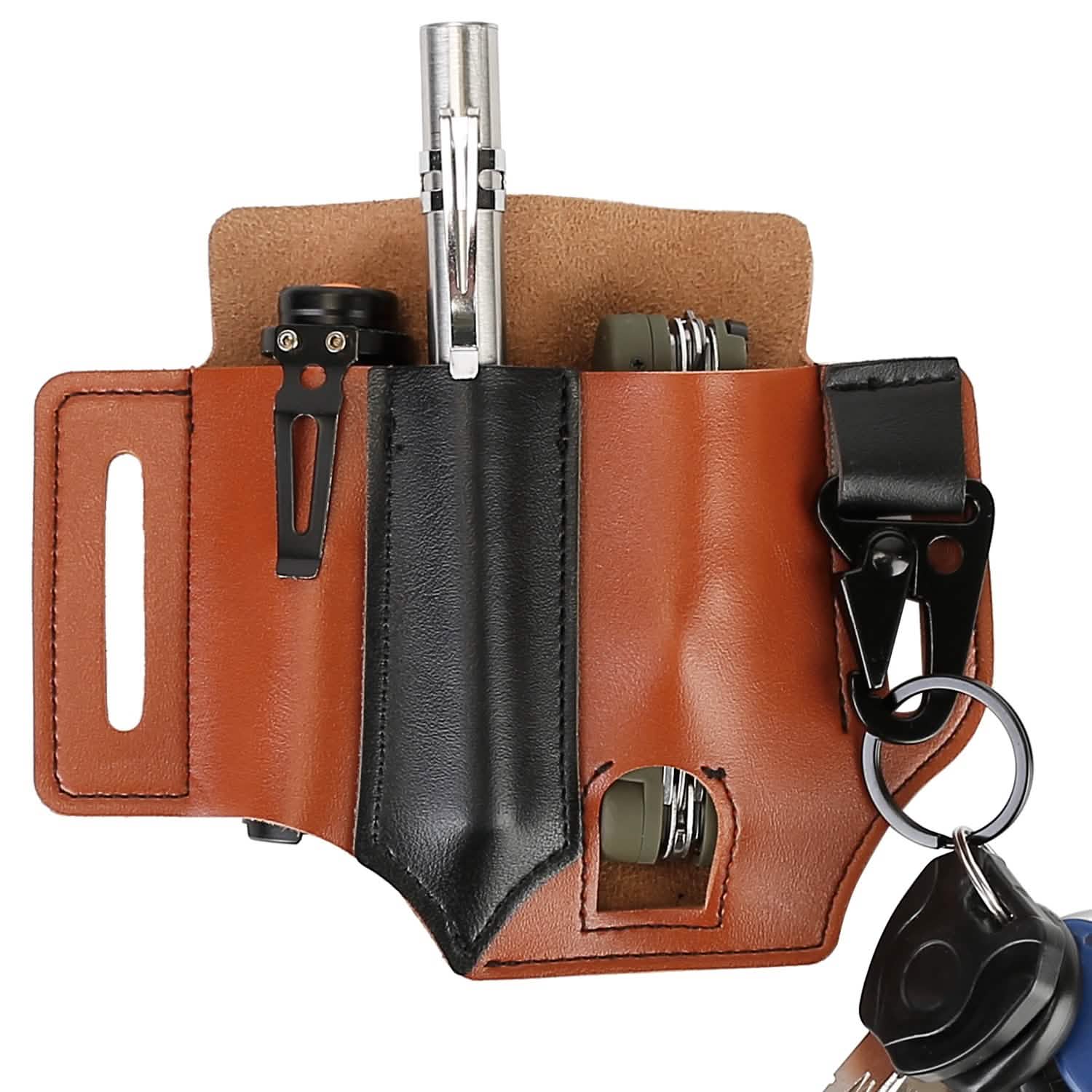 Multi-tool Sheath for Belt Leather EDC Pocket Organizer DailySale