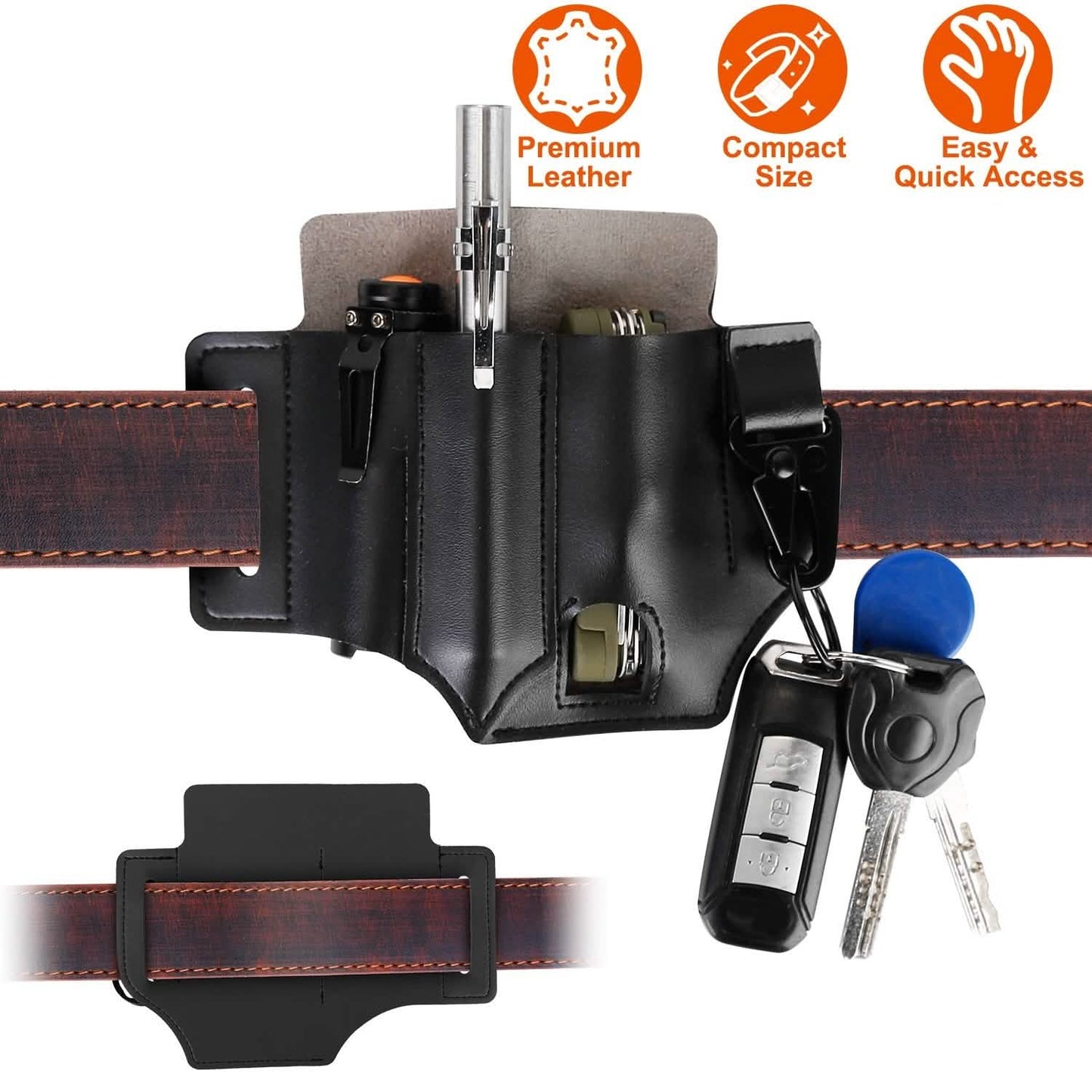 Multi-tool Sheath for Belt Leather EDC Pocket Organizer DailySale