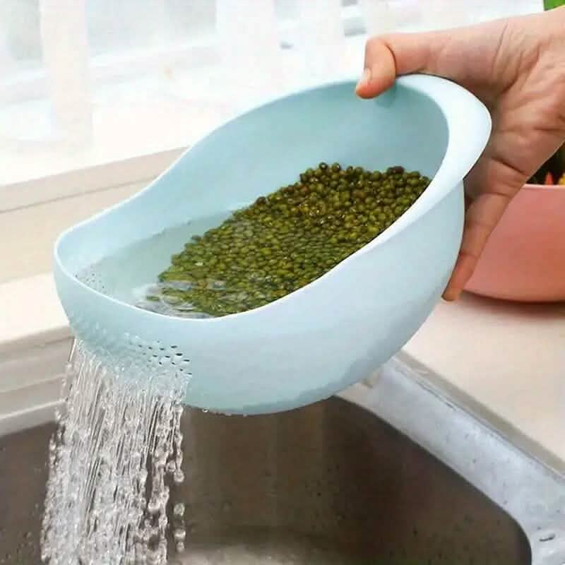 Multi-Use Food Safe Rice Washing Bowl DailySale