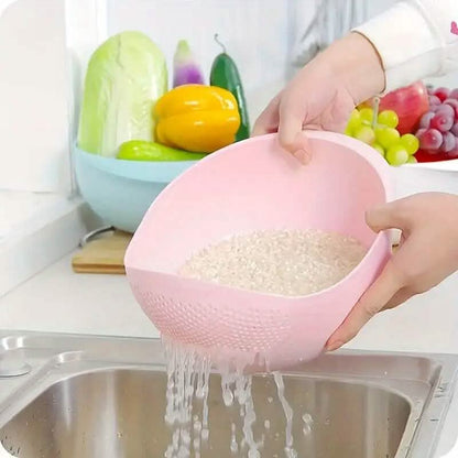 Multi-Use Food Safe Rice Washing Bowl DailySale