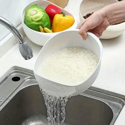Multi-Use Food Safe Rice Washing Bowl DailySale