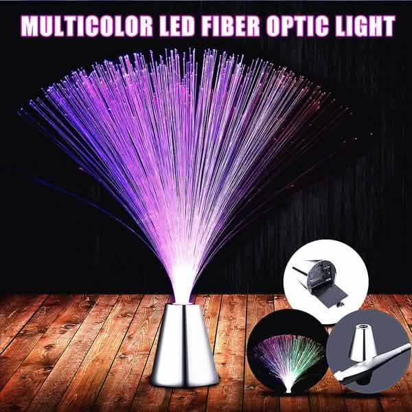 Multicolor LED Fiber Optic Light Lamp DailySale