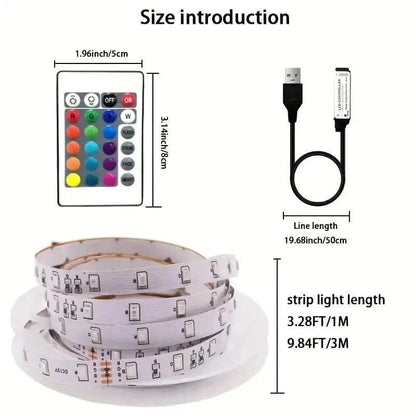 Multicolor LED Light Strip for TV with Remote Control DailySale