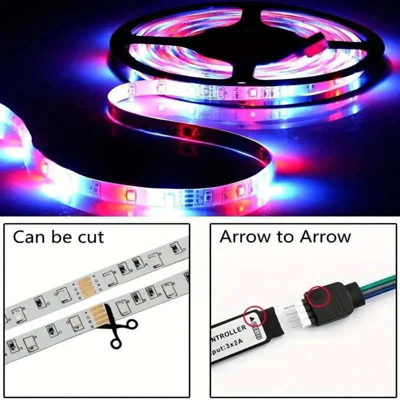 Multicolor LED Light Strip for TV with Remote Control DailySale