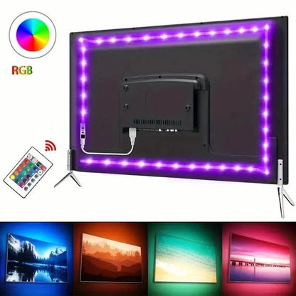 Multicolor LED Light Strip for TV with Remote Control DailySale