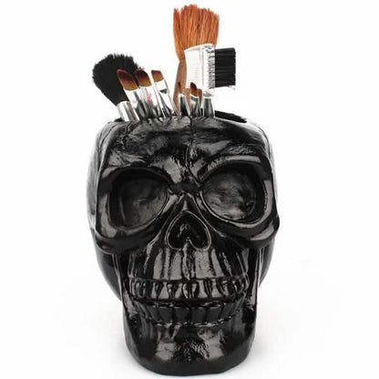 Multifunction Creative Skull Storage Stationery Holder DailySale