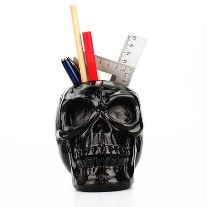 Multifunction Creative Skull Storage Stationery Holder DailySale