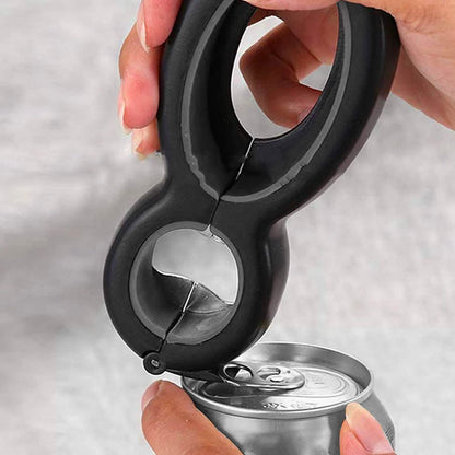 Multifunctional 6-In-1 Can Jar Opener Tool And Adjustable Bottle Opener DailySale