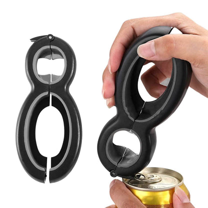 Multifunctional 6-In-1 Can Jar Opener Tool And Adjustable Bottle Opener DailySale