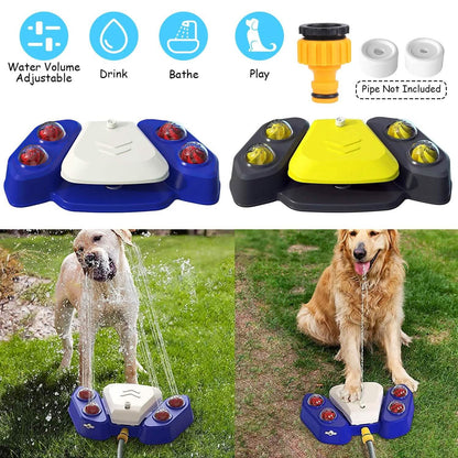 Multifunctional Automatic Pet Water Dispenser Outdoor Step-on Activated Sprinkler DailySale