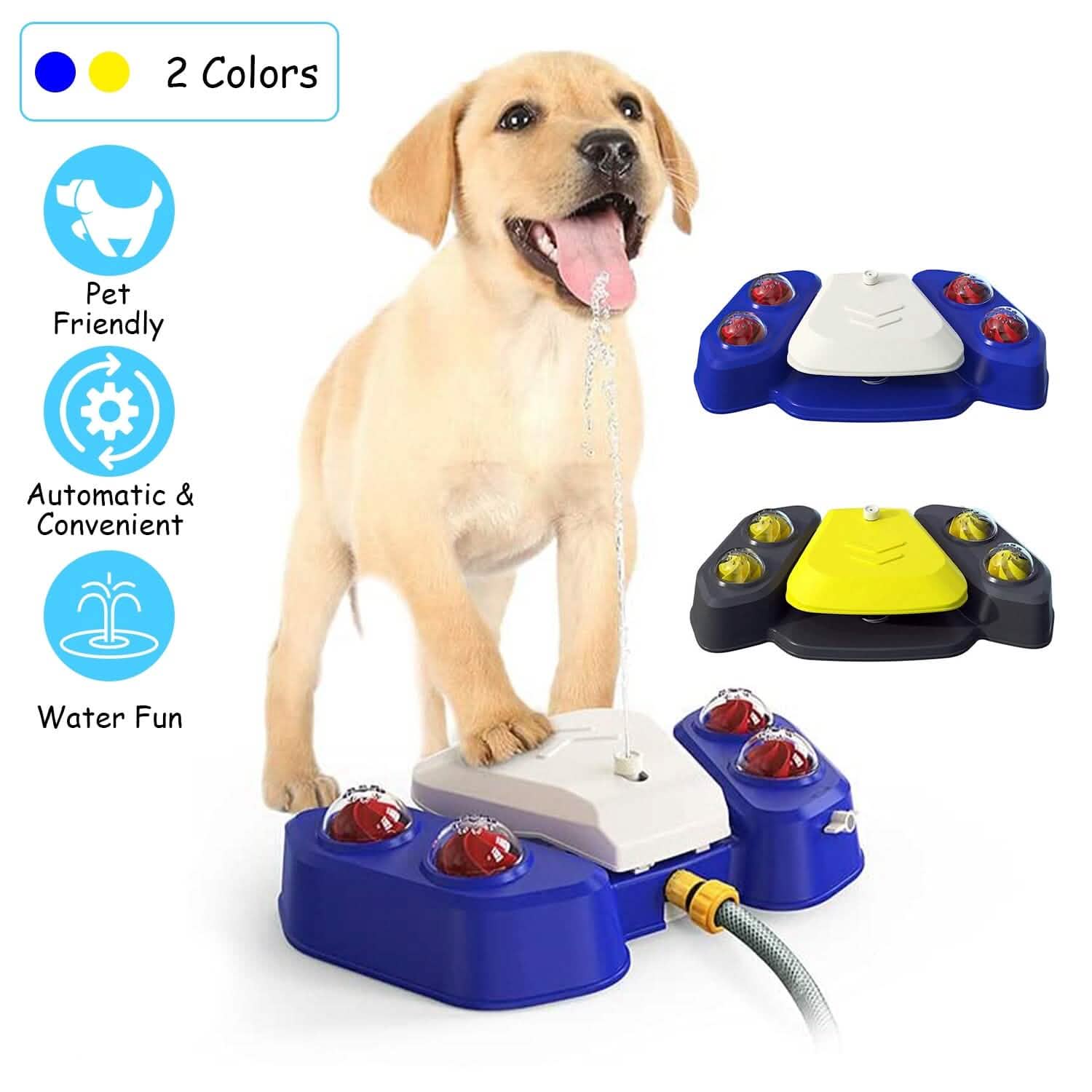 Multifunctional Automatic Pet Water Dispenser Outdoor Step-on Activated Sprinkler DailySale
