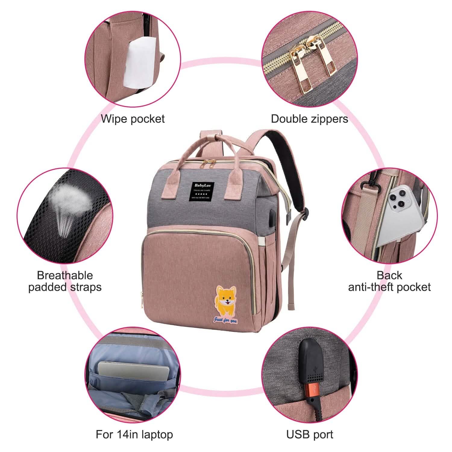Multifunctional Diaper Bag Backpack DailySale