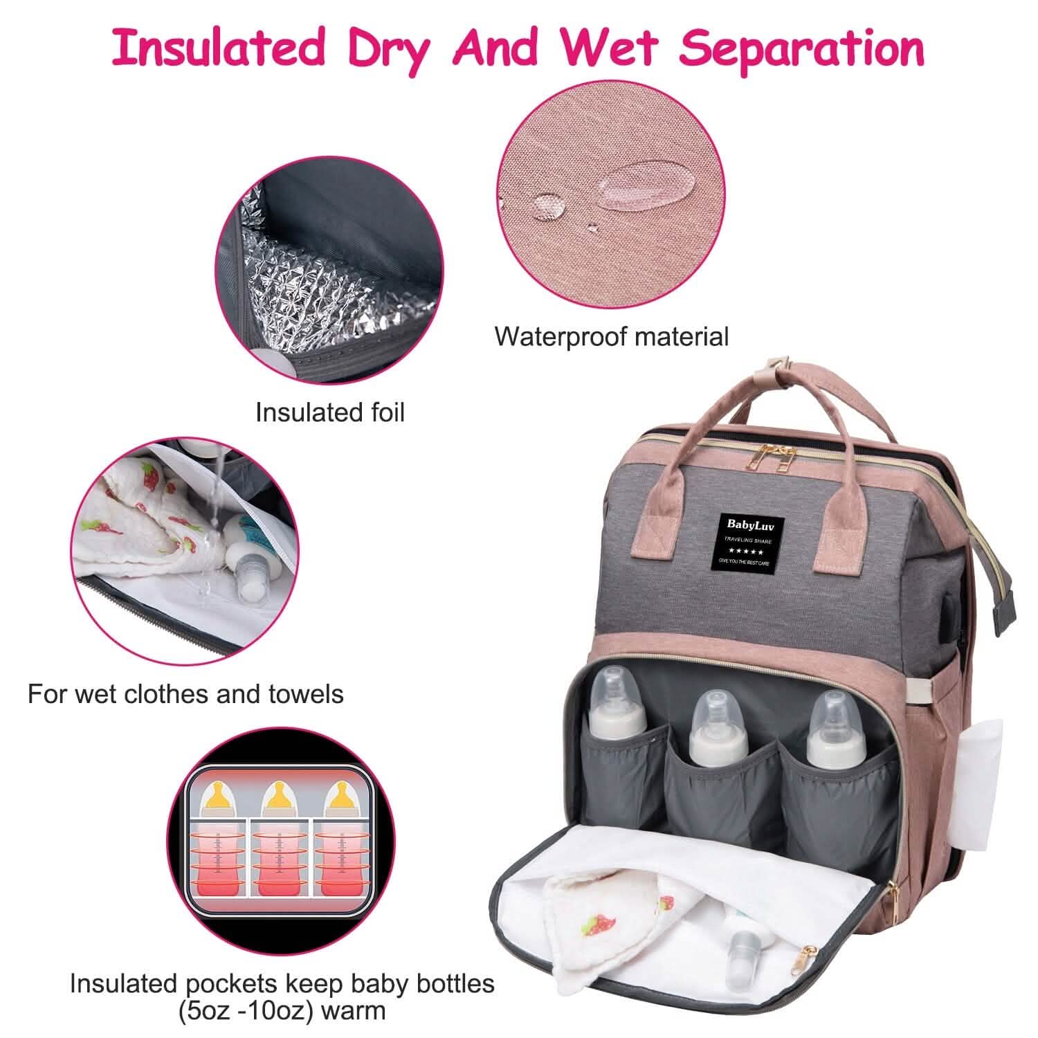 Multifunctional Diaper Bag Backpack DailySale